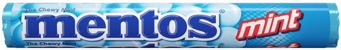 Mentos Chewy Mint Roll - Semi Permanent Display -- 90 per case.