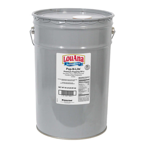 Pop N Lite Premium Popping Oil, 50 Pound.