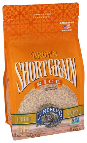 Lundberg Farms Eco Farmed Short Grain Brown Rice, 2 Pound -- 6 per case.
