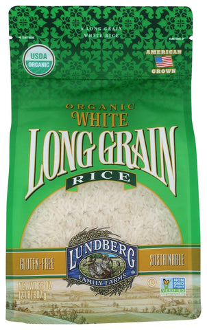 Lundberg Farms Organic Long Grain White Rice, 2 Pound -- 6 per case