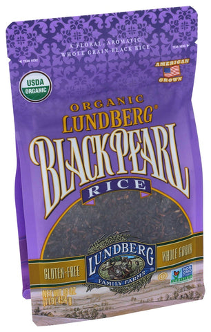 Lundberg Organic Black Pearl Rice, 1 Pound -- 6 per case.