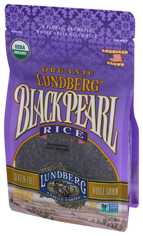 Lundberg Organic Black Pearl Rice, 1 Pound -- 6 per case.