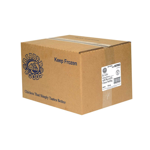 Barber Foods Broccoli and Cheese Stuffed Chicken Breast - Entree, 5 Ounce - 6 per pack. -- 4 packs per case.