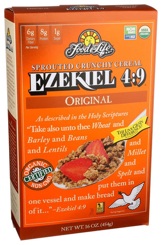 Ezekie Organic Original Sprouted Grain Cereal, 16 Ounce -- 6 per case.
