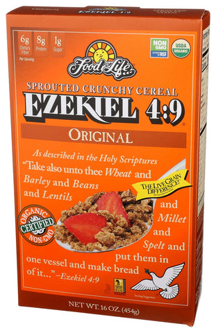 Ezekie Organic Original Sprouted Grain Cereal, 16 Ounce -- 6 per case.
