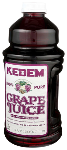 Kedem Concord Grape Juice, 64 Ounce -- 8 per case.