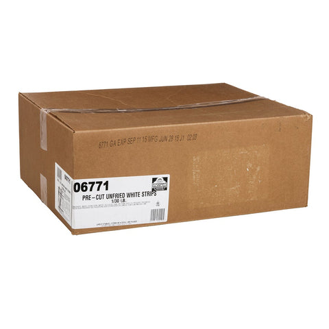 Mission Foods Pre-Cut Unfried White Thin Tortilla Strip, 30 Pound.