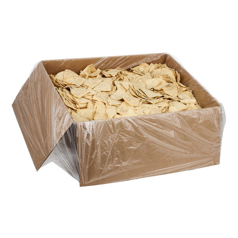 Mission Foods Pre-Cut Unfried Yellow Tortilla Chips - 4 Cut, 30 Pound.