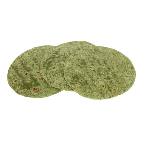 Mission Foods Spinach Herb Wrap, 12 inch - 12 per pack -- 6 packs per case.