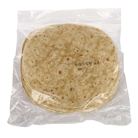 Mission Foods Garlic Herb Wrap, 12 inch - 12 per pack -- 6 packs per case.