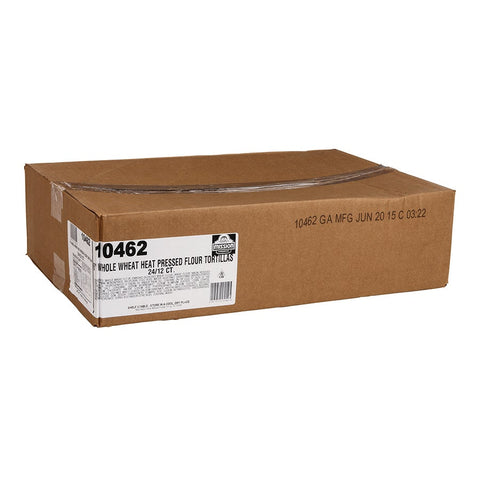 Mission Foods Heat Pressed Whole Wheat Tortilla, 6 inch -- 288 per case.