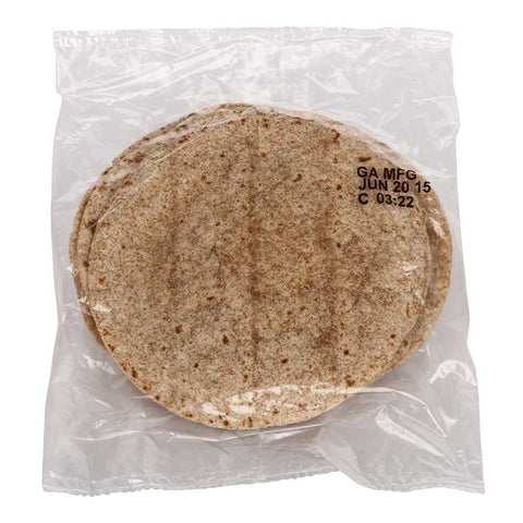 Mission Foods Heat Pressed Whole Wheat Tortilla, 6 inch -- 288 per case.