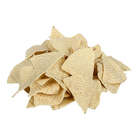 Mission Foods Pre-Cut Unfried Yellow Corn Tortilla Chips - 6 Cut, 30 Pound.