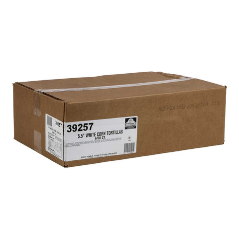 Mission Super Soft White Corn Tortilla, 5.5 inch -- 360 per case.