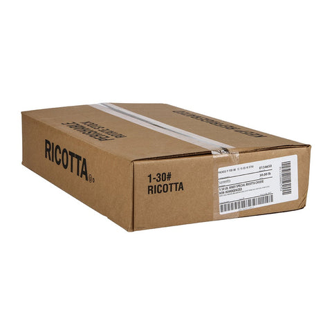 Galbani Professionale Whey Ricotta Cheese - Special Box, 30 Pound