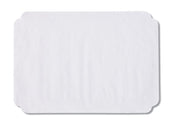Smith Lee White Belfast Embossed Placemat, 9.75 x 13.75 inch -- 1000 per case.