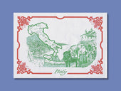Smith Lee Italy Straight Edge Placemat, 9.5 x 13.5 inch -- 1000 per case.