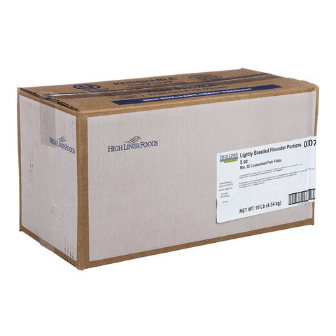 Viking Nordica Raw Breaded Flounder Fillet, 5 Ounce.