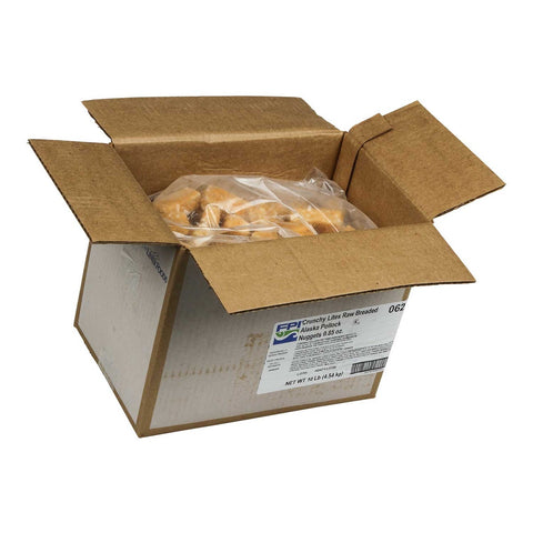 Viking Oven Ready Krunchy Lite Alaska Breaded Pollock Nugget, 0.85 Ounce.