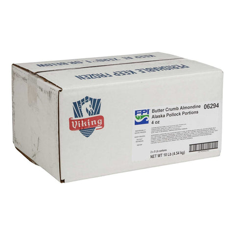 Viking Pier 17 Almondine Alaska Pollock, 4 Ounce -- 2 per case.
