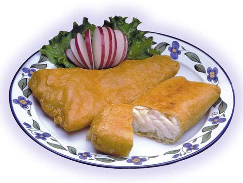 Viking Batter Dipped Pollock Wedge, 4 Ounce.