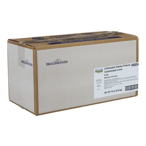 Viking Nordica Unbreaded Alaska Pollock Loin, 4 Ounce.