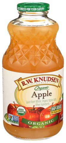 R.W. Knudsen Organic Apple Juice, 32 Fluid Ounce -- 6 per case