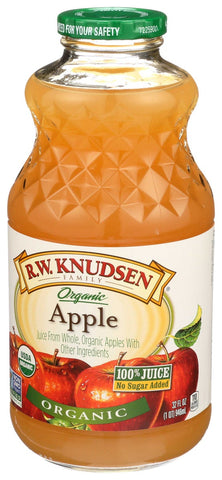 R.W. Knudsen Organic Apple Juice, 32 Fluid Ounce -- 6 per case