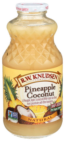 R.W. Knudsen Pineapple Coconut Juice, 32 Fluid Ounce -- 6 per case