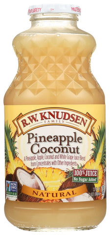 R.W. Knudsen Pineapple Coconut Juice, 32 Fluid Ounce -- 6 per case