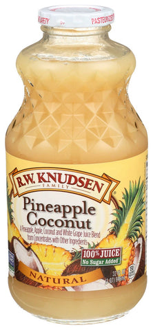 R.W. Knudsen Pineapple Coconut Juice, 32 Fluid Ounce -- 6 per case