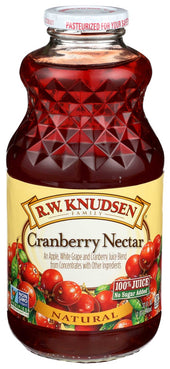 R.W. Knudsen Cranberry Nectar Juice, 32 Fluid Ounce -- 6 per case