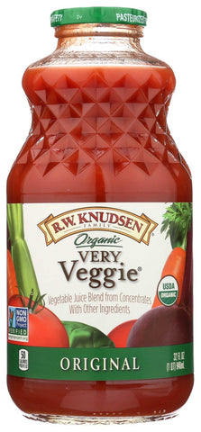 R.W. Knudsen Organic Veggie Juice Blend, 32 Fluid Ounce -- 6 per case