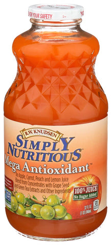 R.W. Knudsen Simply Nutritious Mega Antioxidant Juice, 32 Fluid Ounce -- 6 per case