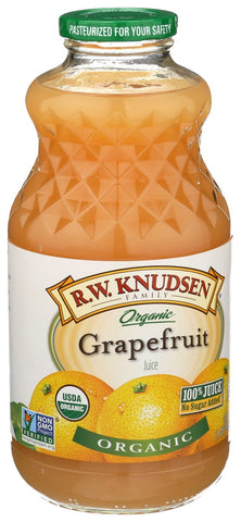 R.W. Knudsen Organic Grapefruit Juice, 32 Fluid Ounce -- 6 per case
