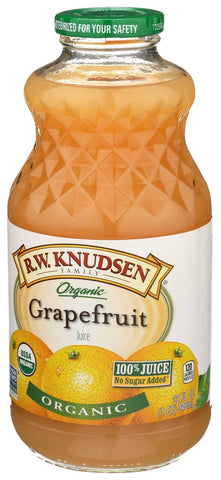 R.W. Knudsen Organic Grapefruit Juice, 32 Fluid Ounce -- 6 per case