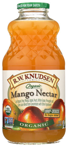 R.W. Knudsen Organic Mango Nectar Juice, 32 Fluid Ounce -- 6 per case