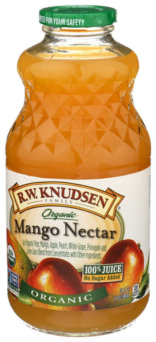 R.W. Knudsen Organic Mango Nectar Juice, 32 Fluid Ounce -- 6 per case