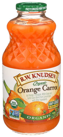 R.W. Knudsen Organic Orange Carrot Juice, 32 Fluid Ounce -- 6 per case