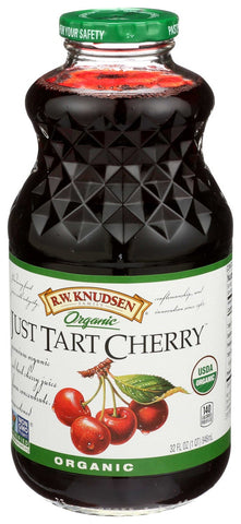 R.W. Knudsen Organic Just Tart Cherry Juice, 32 Fluid Ounce -- 6 per case