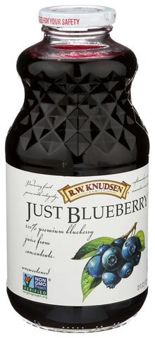 R.W. Knudsen Just Blueberry Juice, 32 Fluid Ounce -- 6 per case