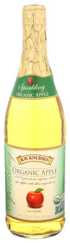 Knudsen Organic Apple Cider Sparkling Juice, 750 Millilitre -- 12 per case.