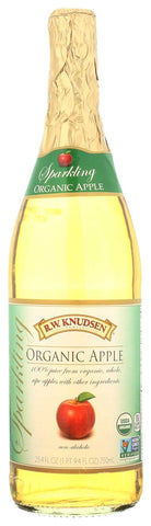 Knudsen Organic Apple Cider Sparkling Juice, 750 Millilitre -- 12 per case.