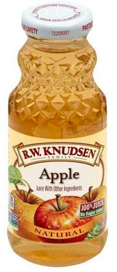 Knudsen Natural Clear Apple Juice, 8 Fluid Ounce -- 12 per case