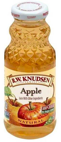 Knudsen Natural Clear Apple Juice, 8 Fluid Ounce -- 12 per case