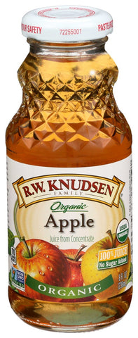R.W. Knudsen Organic Apple Juice, 8 Fluid Ounce -- 12 per case
