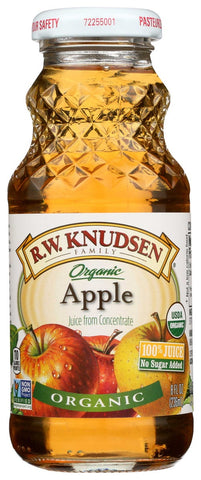 R.W. Knudsen Organic Apple Juice, 8 Fluid Ounce -- 12 per case