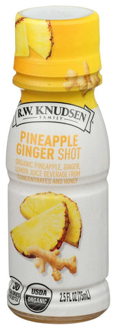 RW Knudsen Organic Pineapple Ginger Juice Shot , 2.5 Ounce -- 12 per case