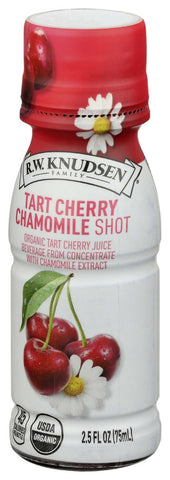RW Knudsen Organic Tart Cherry Chamomile Juice Shot, 2.5 Fluid Ounce -- 12 per case