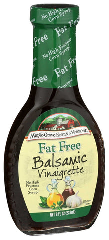 Maple Grove Farms Fat Free Balsamic Vinaigrette - 8 ounce -- 12 per case.